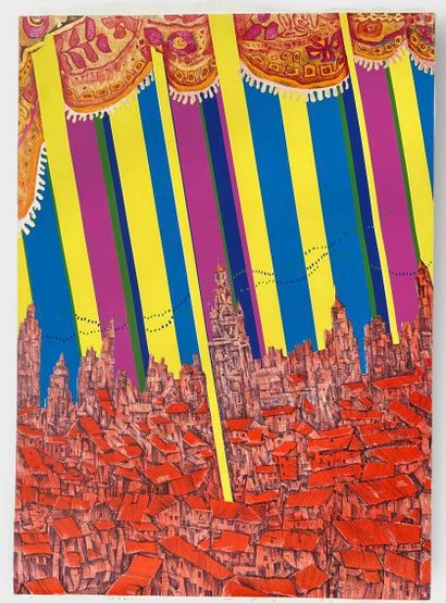 Risaburo KIMURA (1924-2014) 
Madrid
Lithographie...