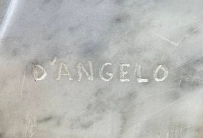 Jean-Claude D'ANGELO (1946)
Portrait 
Marbre...