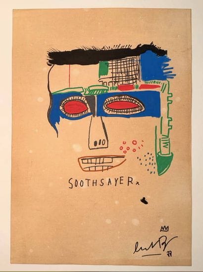 Jean-Michel BASQUIAT (1960-1988), d’après
Dessin...