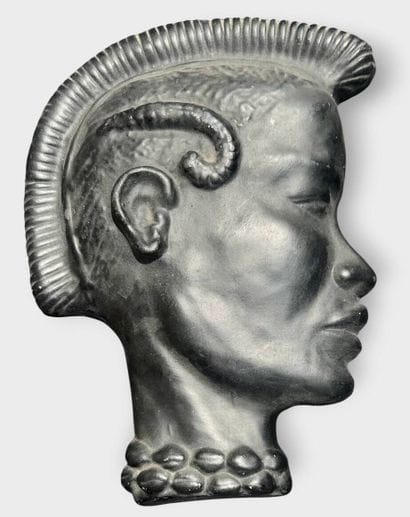 Jacques SAGAN (1927-2004)
Homme de profil
Céramique...