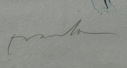 František MERTL (1930) dit FRANTA
Couple
Lithographie...