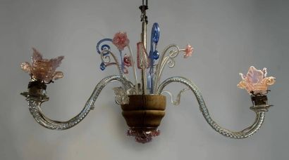 MURANO
Lustre en verre à trois bras de lumières
H...