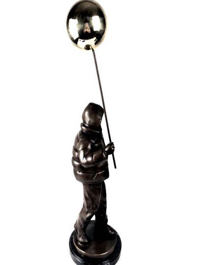 BANKSY (1973), d'après
« Boy with Golden...