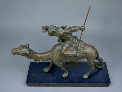 BARET (XXe)
Le méhariste
Epreuve en bronze...