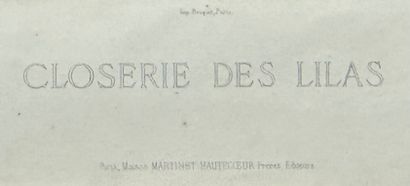 Charles VERNIER (1813–1892), after
Closerie...