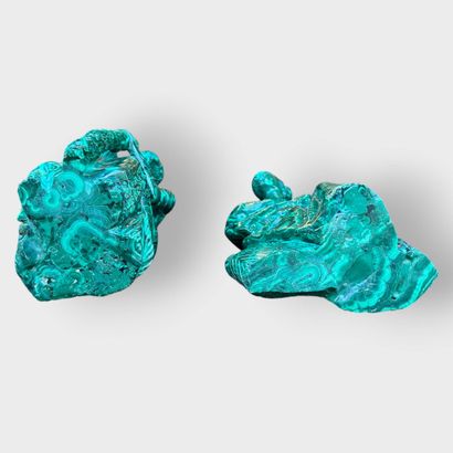 AFRICA, Zaire
Malachite couple
H. 27 and...