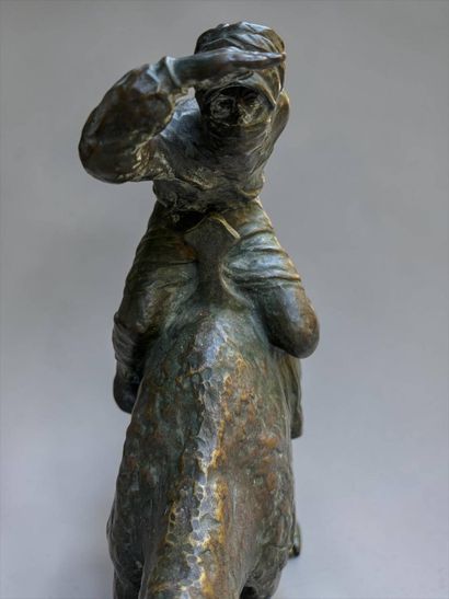 BARET (XXe)
Le méhariste
Epreuve en bronze...
