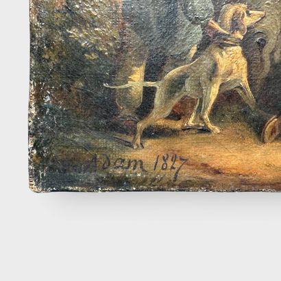 Victor ADAM (1801–1866)
Hunting Scene – 1827
Oil...