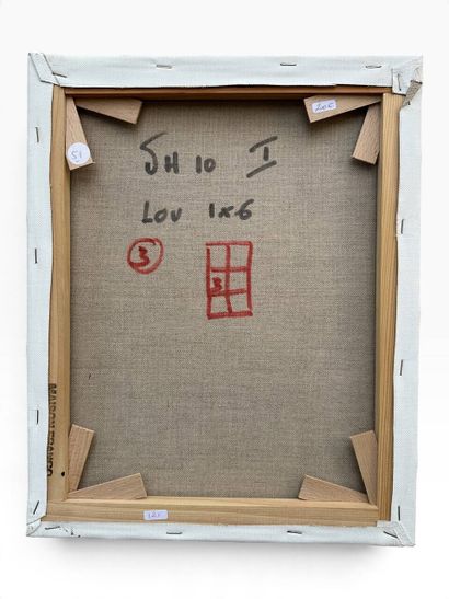 Victor HASCH (1945–2012) 
Lou 
Mixed media...