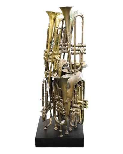 ARMAN (1928-2005)
Accumulation de trompettes...