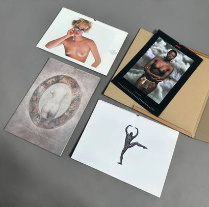 PIRELLI 
Set of 4 calendars from 1986, 1987,...