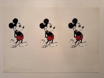 Andy WARHOL (1928–1987), after
“Mickey Mouse”
Full-color...