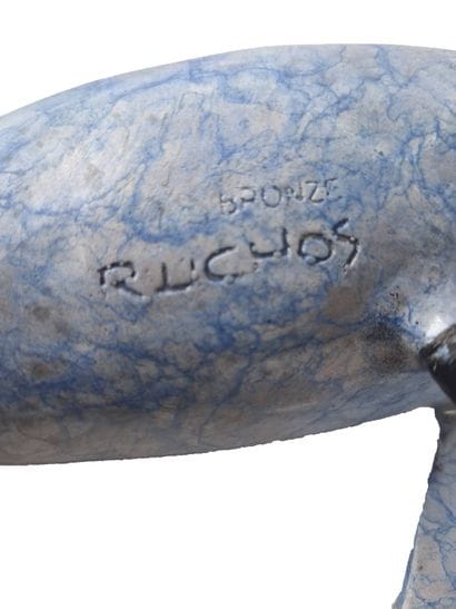 RUCHOS (XXe-XXIe siècle)
Baleine
Bronze animalier...