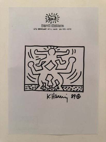 Keith HARING (1958–1990), after
Drawing in...