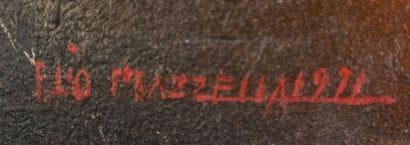 Elio MAZZELLA (1938) 
METAMORFOZI - 1971
Huile...