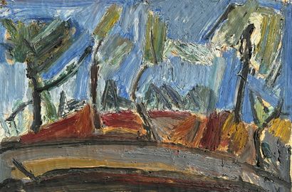 Richard MANDIN (1909-2002)
Paysage arboré...
