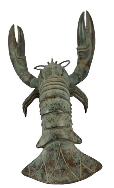 Homard
Sculpture en métal à patine vert-de-gris...