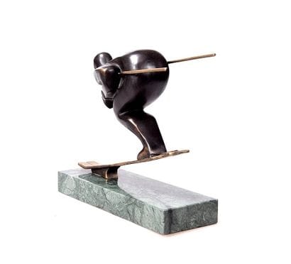 NICK (contemporain)
Skieur
Bronze à double...