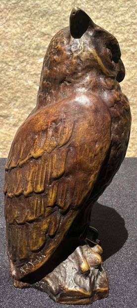 Max LE VERRIER (1891–1973)
Owl
Bronze cast...