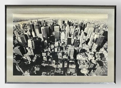 Manhattan with the Hudson River on the left...
