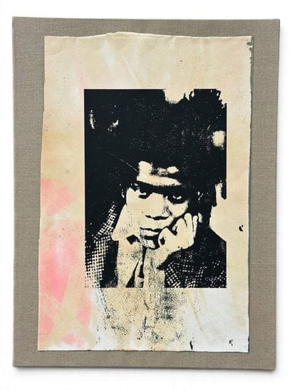 Victor HASCH (1945–2012) 
JM Basquiat
Mixed...