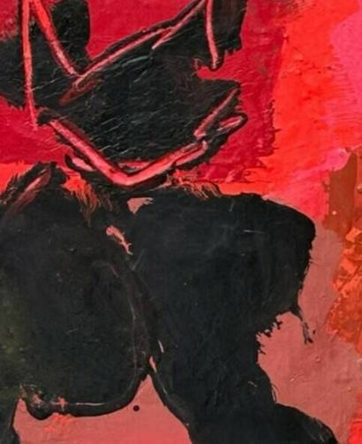 Victor HASCH (1945–2012) 
Three Cats
Triptych...
