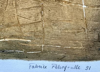 Fabrice REBEYROLLE (1955)
Untitled - 1991
Etching...