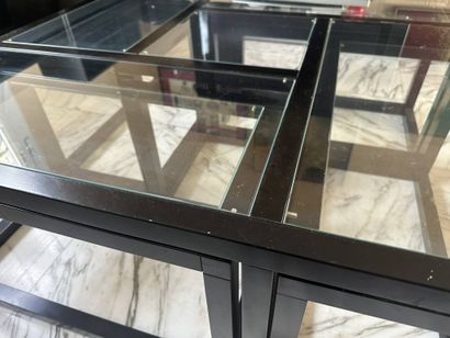 Set of nesting coffee tables that fit inside...