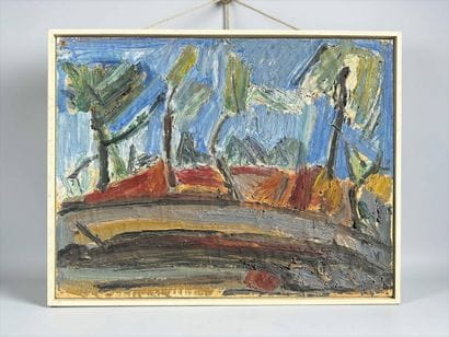 Richard MANDIN (1909-2002)
Paysage arboré...