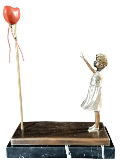 BANKSY (né en 1973), d’après
Le Ballon perdu
Sculpture...
