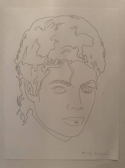 Andy WARHOL (1928–1987), after
“Michael Jackson”
Graphite...