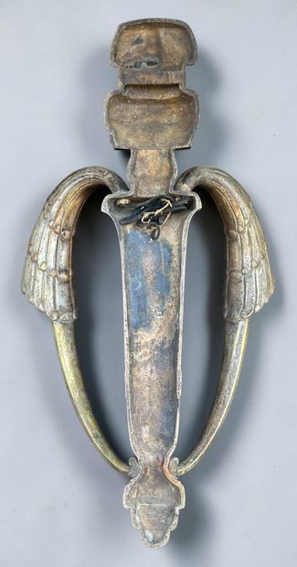 SIMONET FRÈRES 
Pair of two-light wall sconces...