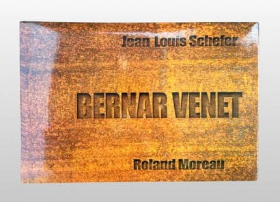 Arnauld PIERRE 
Bernard VENET, Sculptures...