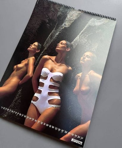 PIRELLI 
Set of 4 calendars from 1990, 1991,...