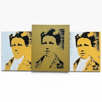 Victor HASCH (1945–2012) 
Arthur RIMBAUD
Triptych...