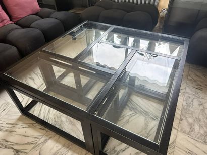 Set of nesting coffee tables that fit inside...