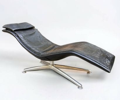 Poltrona FRAU
Chaise longue en métal chromé...