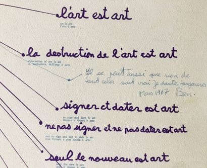 BEN (Benjamin VAUTIER dit) (1935-2024)
Numero...