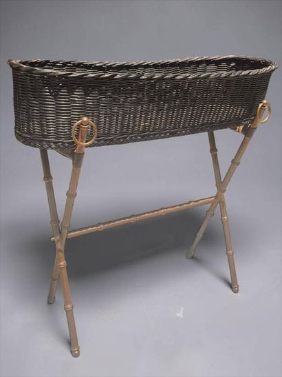 Jacques ADNET (1900–1984)
Rattan planter...