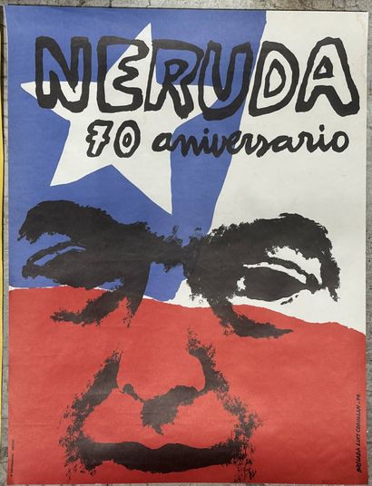 Set of 12 propaganda posters from Chile,...