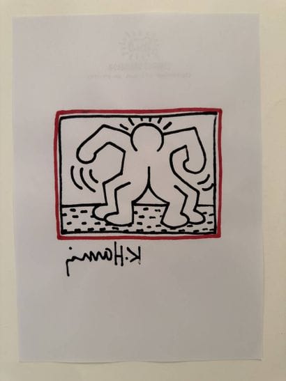 Keith HARING (1958–1990), after
Drawing in...