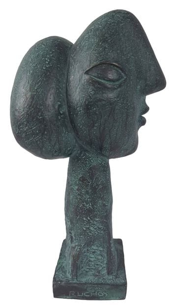 RUCHOS (XXe-XXIe siècle)
Tête de femme
Bronze...