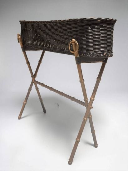 Jacques ADNET (1900–1984)
Rattan planter...