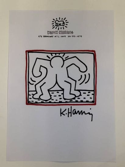Keith HARING (1958–1990), after
Drawing in...