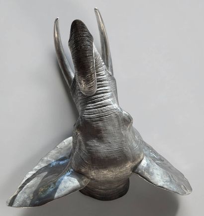 Christian MAAS (1951)
Large Elephant Head
Aluminum...