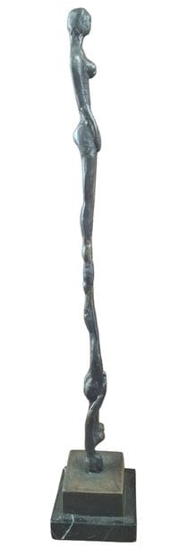 Deux silhouettes humaines
Bronze contemporain...