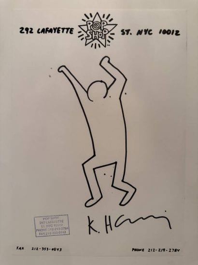 Keith HARING (1958–1990), after
Black marker...