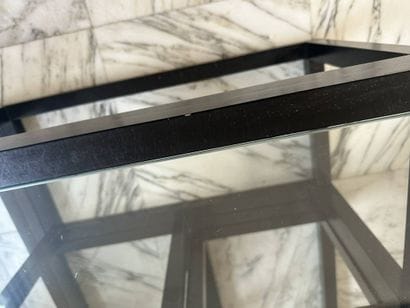 Set of nesting coffee tables that fit inside...