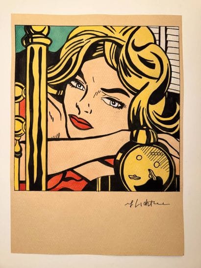 Roy LICHTENSTEIN (1923–1997), after
“Blonde...