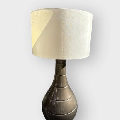 Important pair of three-light baluster lamps...